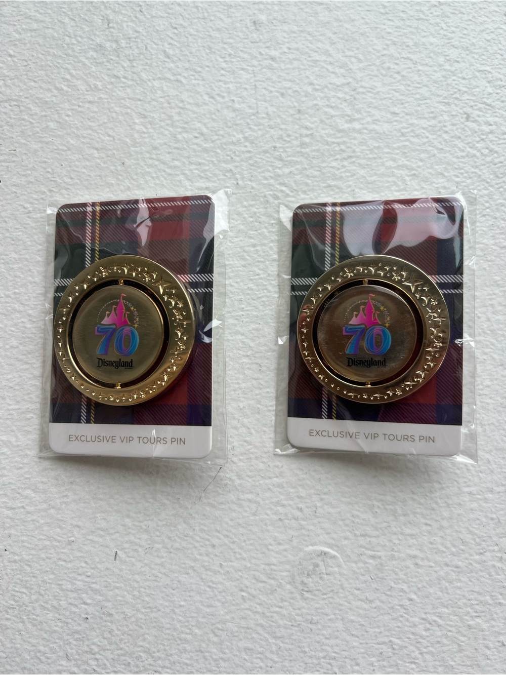 Disney Black Mickey VIP Pin Set (2)